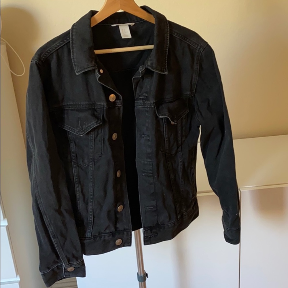 H&M Black Denim Jacket
